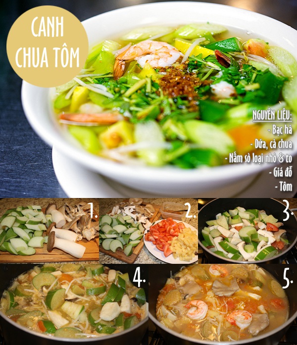 ca-nha-ngon-com-voi-thuc-don-canh-chua-suon-kho-dau-xao