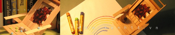 Biến bút chì màu thành khung tranh tình yêu sáng tạo 9