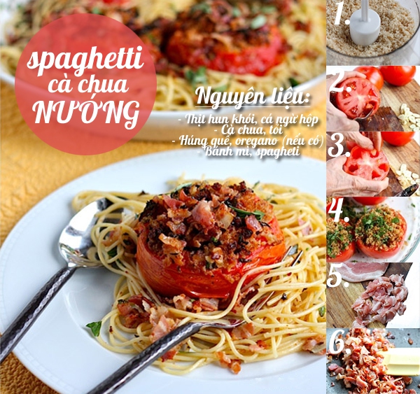 Thực đơn mì spaghetti hấp dẫn dễ ghiền cho ngày chán cơm 1