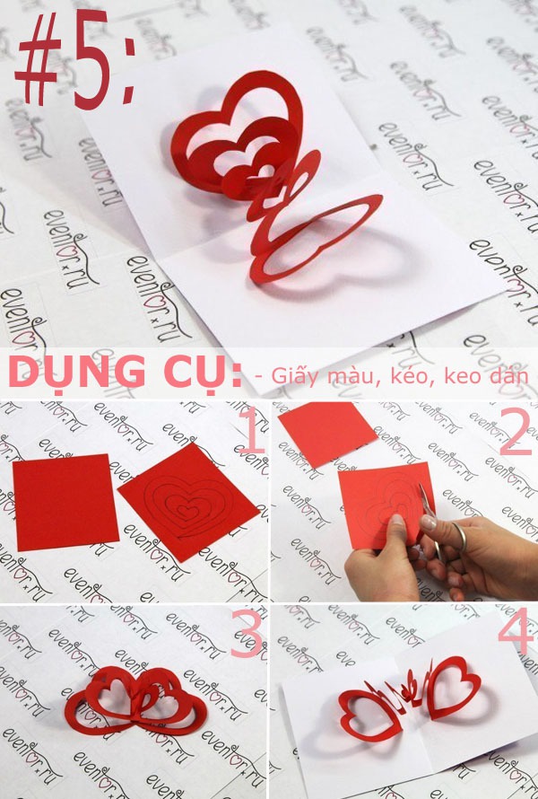 Tuyển tập các mẫu thiệp handmade cho ngày 20/10 5