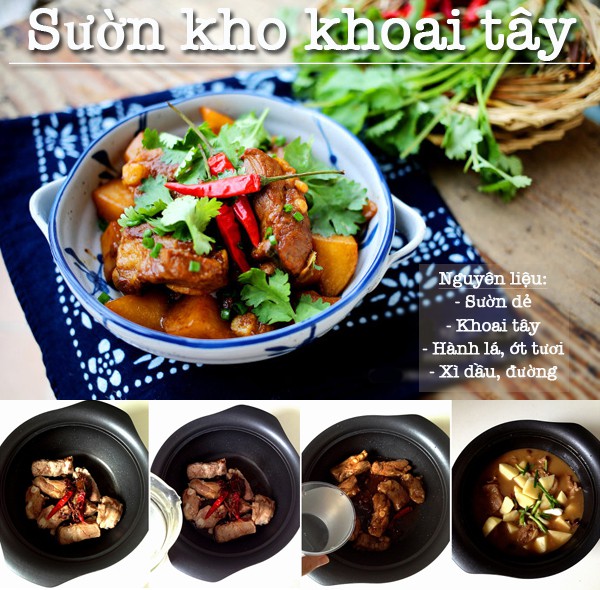 Biến hóa bữa tối siêu ngon với 5 củ khoai tây 1