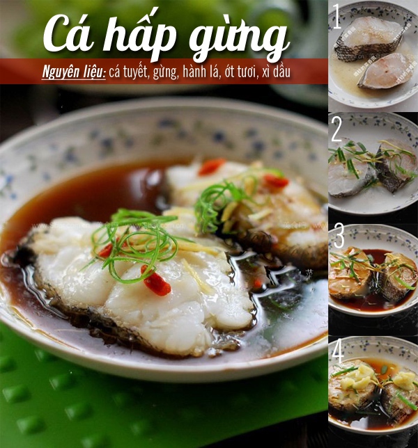 Menu cá hấp xì dầu ấm bụng những ngày lạnh 1