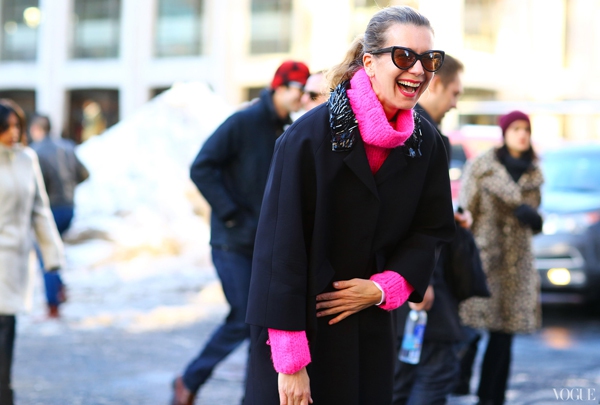 Gam màu sống động "bao trùm" street style tại NYFW 2013 11