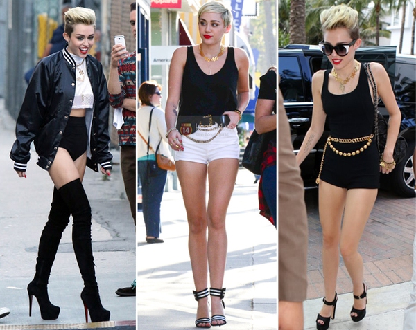 Học tập style make up và thời trang "nổi loạn" ngày hè của Miley Cyrus 23