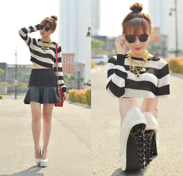 Bộ đôi Đen-Trắng mê hoặc fashionista thế giới 4