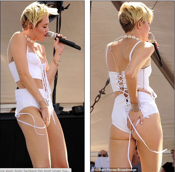 Nhìn lại thời trang gây "khủng hoảng" năm 2013 của Miley 12
