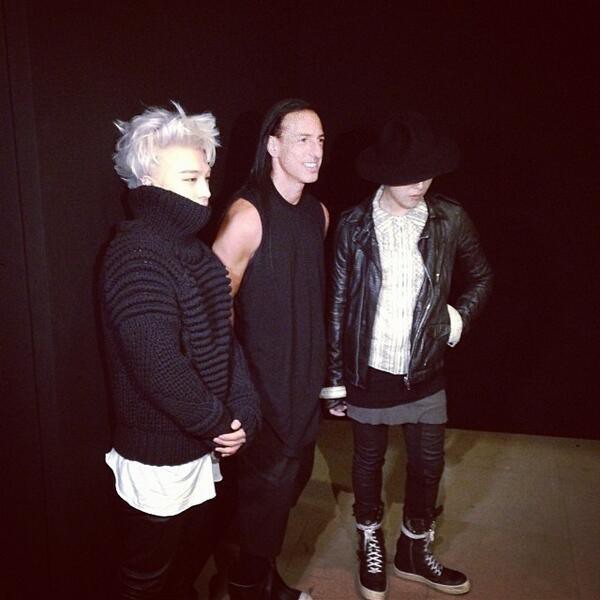 G-Dragon và Taeyang trở thành tâm điểm tại Paris Fashion Week 14