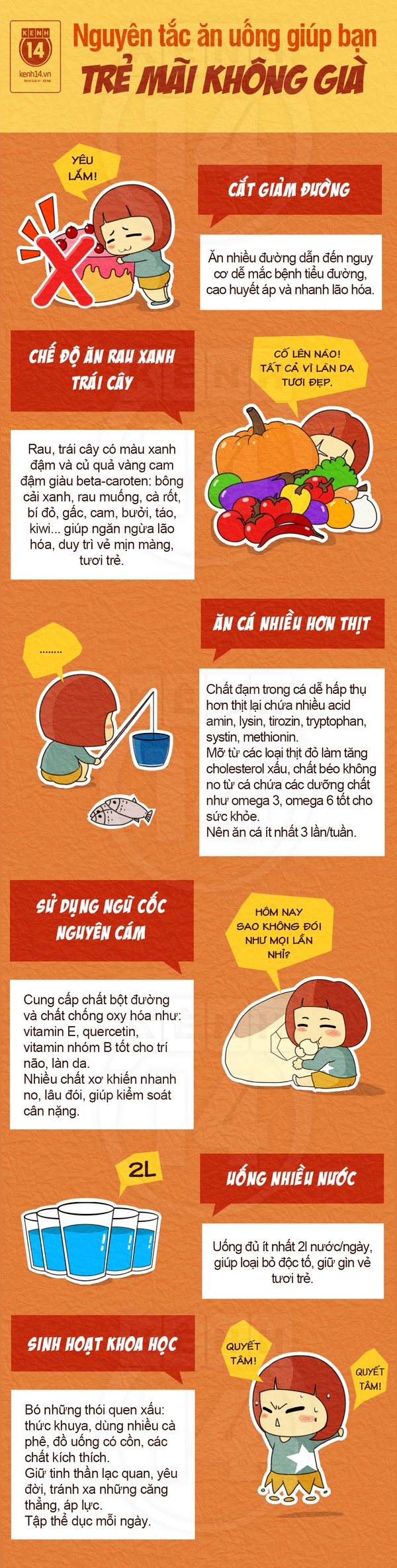 Nguy&ecirc;n tắc ăn uống gi&uacute;p bạn "trẻ m&atilde;i kh&ocirc;ng gi&agrave;"  1