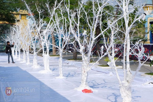 Con đường tuyết và công viên trắng tại Lễ hội Noel lớn nhất Việt Nam 1