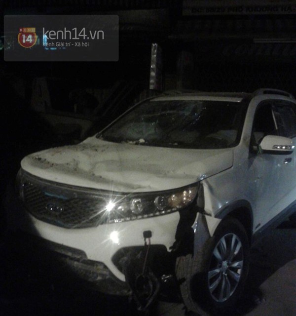 H&agrave; Nội: &Ocirc; t&ocirc; mất l&aacute;i đ&acirc;m thủng tường nh&agrave; văn h&oacute;a trong đ&ecirc;m 3