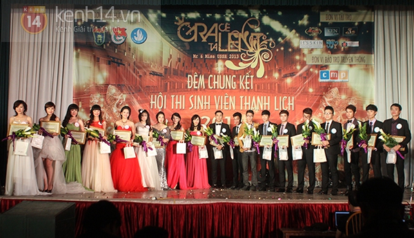 Trai xinh gái đẹp đăng quang ngôi vị quán quân "Mr & Miss" Nhân văn 2013 1