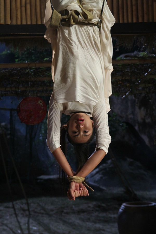 Tăng Thanh H&agrave; bị treo ngược 1