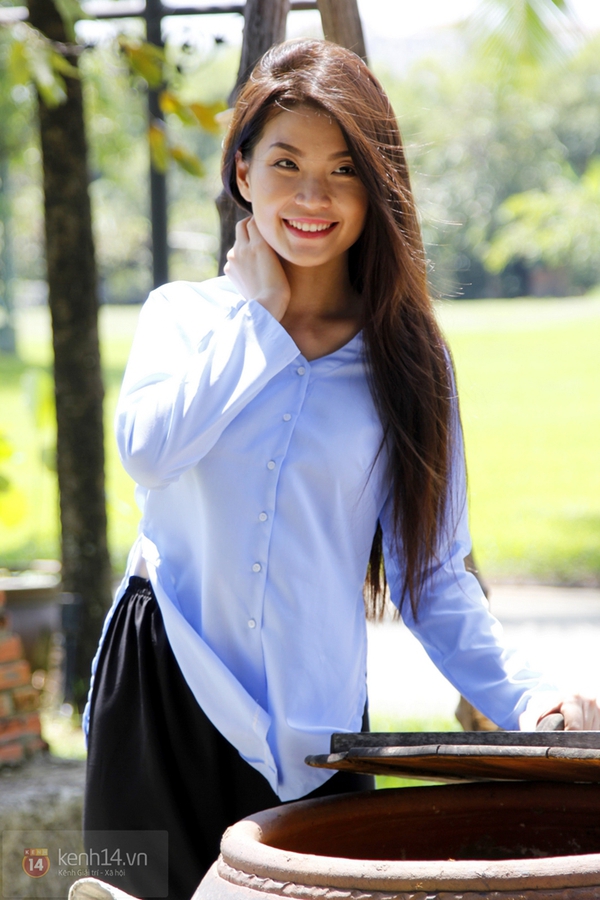 "Miss teen" Diễm Trang h&oacute;a th&ocirc;n nữ cực y&ecirc;u 2