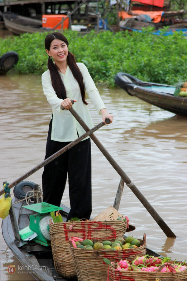 "Miss teen" Diễm Trang hóa thôn nữ cực yêu 7