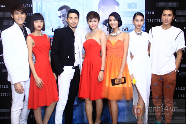 Top 6 Vietnam's Next Top Model 2013 nổi bật trong "Bão lửa" 1