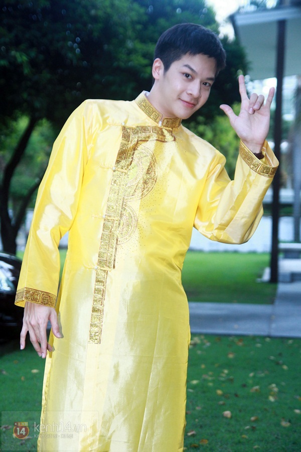 Độc quyền: Phu - Thee (Tuổi nổi loạn) mặc áo dài nói "Chúc mừng năm mới" 8