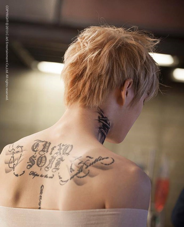 Những hình xăm ý nghĩa của Kim Jae Joong