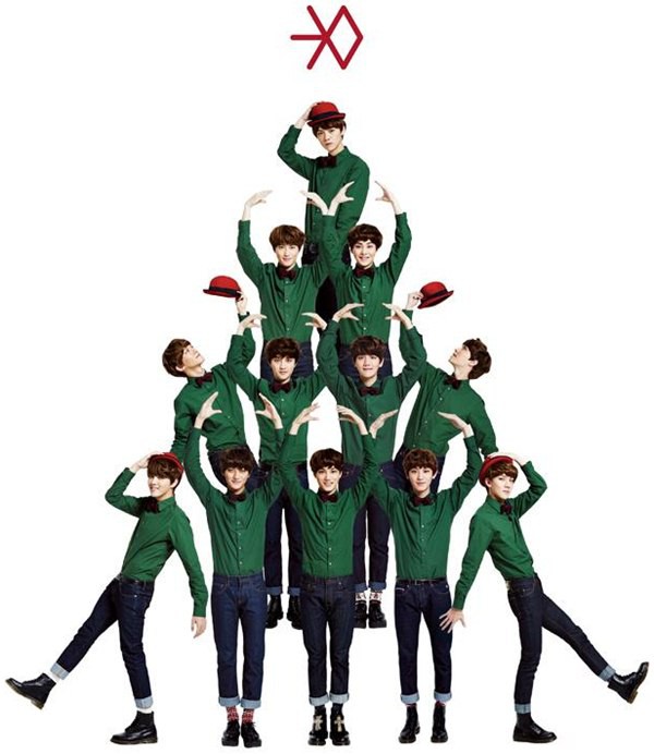 "Cây thông EXO" trình làng khán giả nhân dịp Noel 1