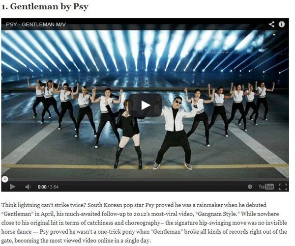 SNSD và Psy được tạp chí TIME vinh danh 2