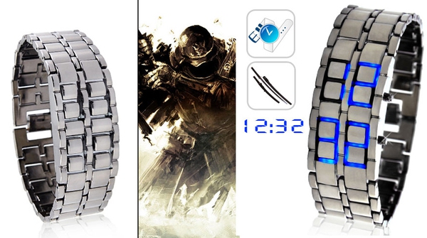 Đồng hồ đeo tay Samurai đèn LED cực chất giá rẻ 1