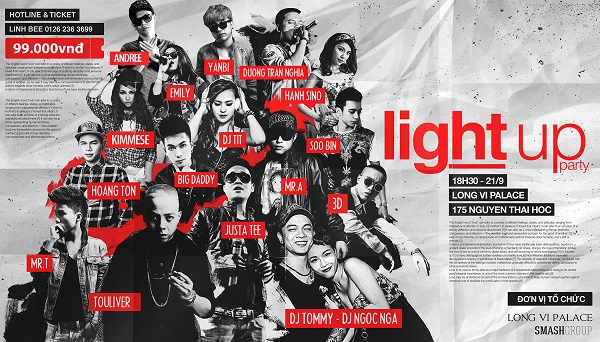 Light Up Party – Bữa tiệc âm nhạc lớn nhất dành cho giới trẻ 1