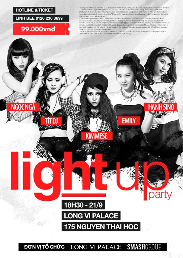 Light Up Party – Bữa tiệc âm nhạc lớn nhất dành cho giới trẻ 14