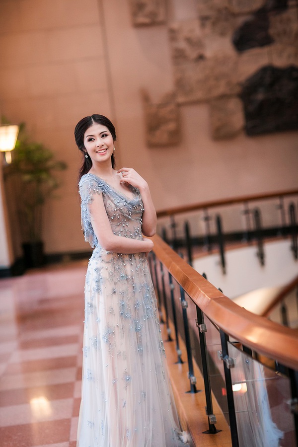 Hoa hậu Ngọc Hân ngày càng xinh đẹp 1