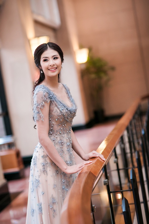 Hoa hậu Ngọc Hân ngày càng xinh đẹp 2