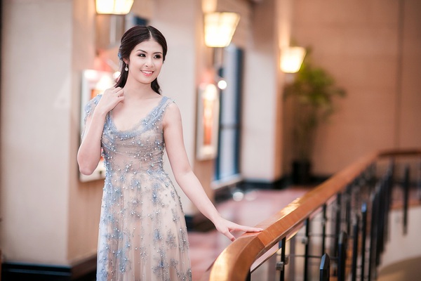 Hoa hậu Ngọc Hân ngày càng xinh đẹp 3