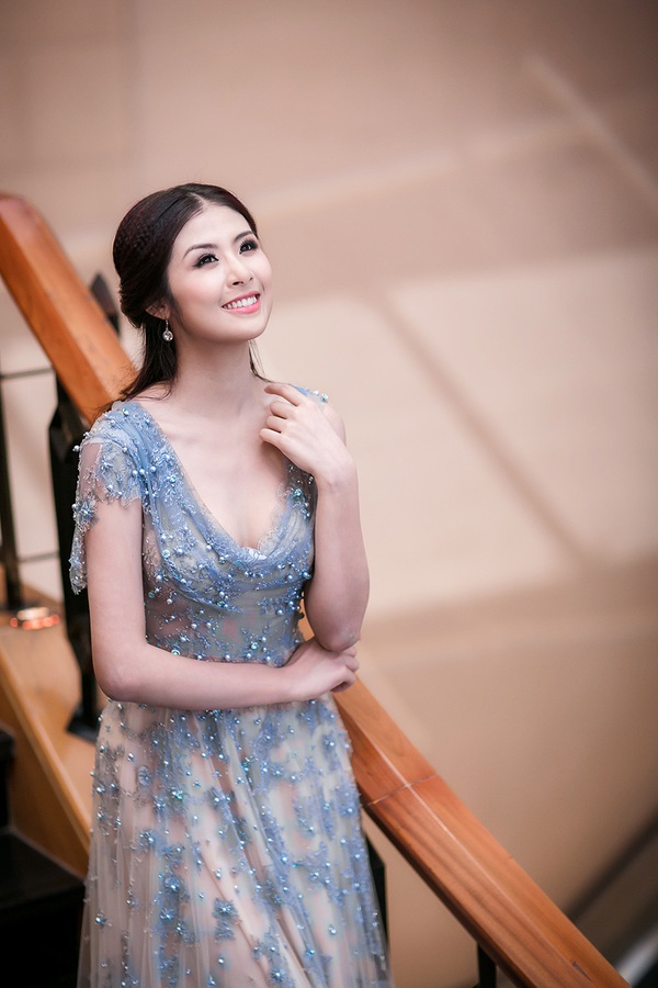 Hoa hậu Ngọc Hân ngày càng xinh đẹp 6