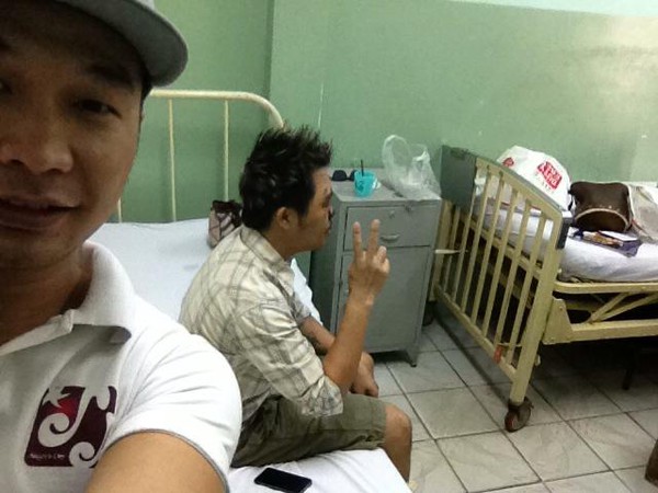 H&eacute; lộ ảnh L&ecirc; Minh MTV sau tai nạn giao th&ocirc;ng 2