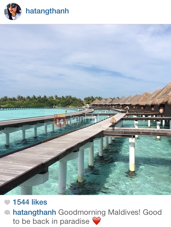Gia đình chồng Hà Tăng khoe ảnh du lịch "thiên đường" Maldives 4