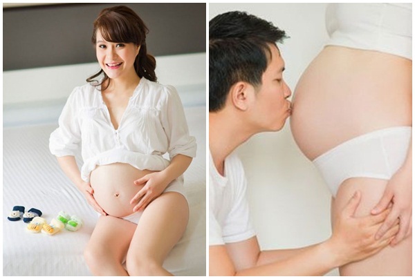 Ngắm khoảnh khắc sao Việt khoe bụng bầu "m&aacute;t mẻ" 8
