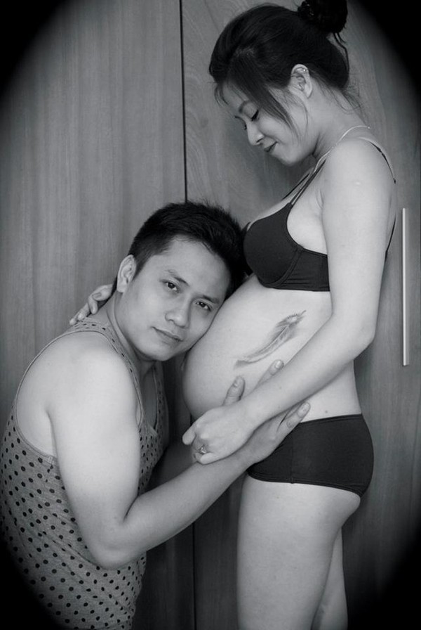 Ngắm khoảnh khắc sao Việt khoe bụng bầu "m&aacute;t mẻ" 14