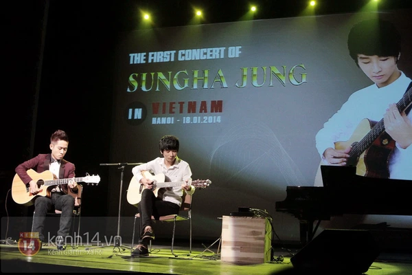 Văn Mai Hương xin được ôm "thần đồng guitar" Sungha Jung 12