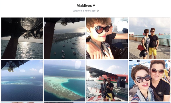 Trà My Idol khoe ảnh du lịch Maldives bên bạn trai đại gia 1
