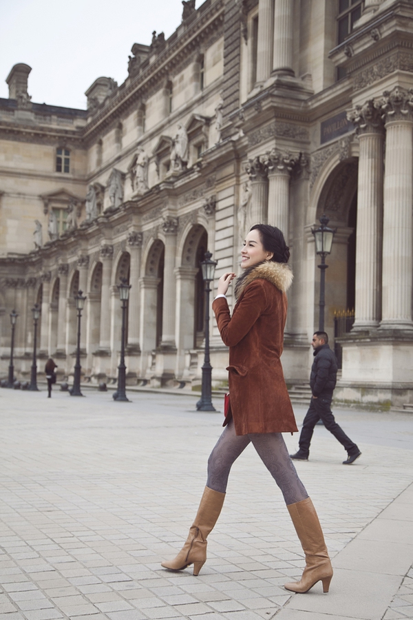 Mai Phương Thúy quyến rũ trên đường phố Paris 7