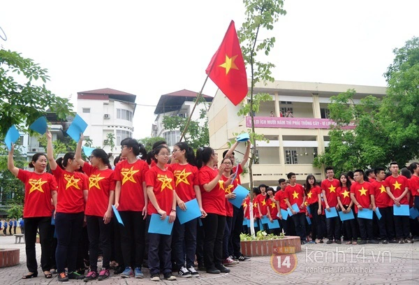 Hà Nội: Hơn 1.200 học sinh Phan Huy Chú xếp hình bản đồ biển đảo Việt Nam 10