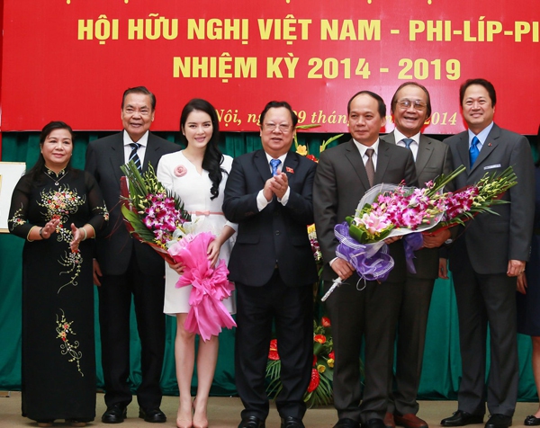 Lý Nhã Kỳ trở thành Ủy viên Ban thường vụ Hội hữu nghị Việt Nam - Philippines 2