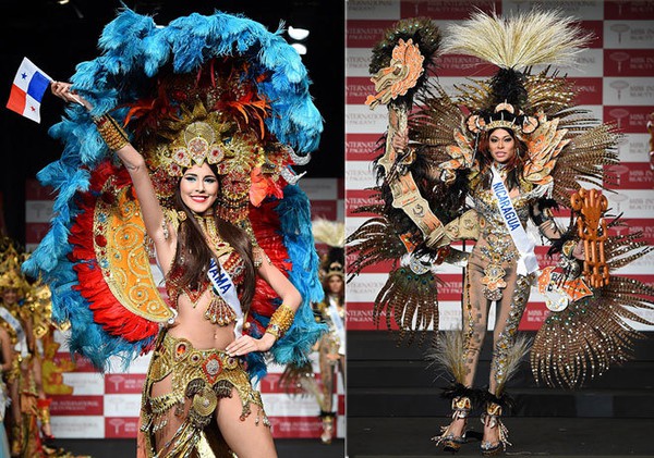 Đặng Thu Thảo tự tin khoe trang phục dân tộc tại Miss International 10