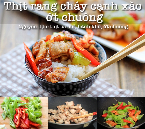 Bữa cơm với toàn thịt heo đảm bảo hấp dẫn 2