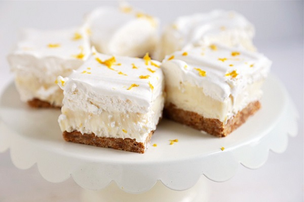 Dùng sữa đặc có đường để làm cheesecake chanh vàng rất ngon 9