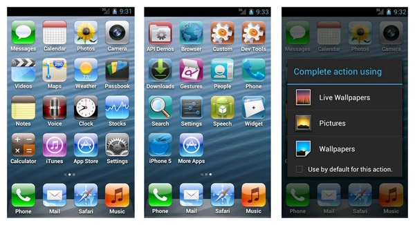 6 ứng dụng "biến hóa" giao diện Android thành iOS 4