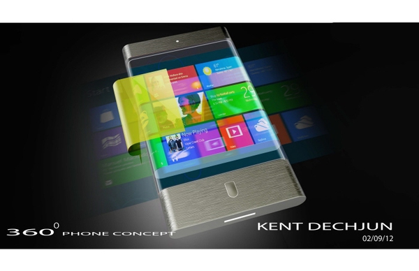 Ấn tượng với chiếc Windows Phone m&agrave;n h&igrave;nh "v&ograve;ng" 4