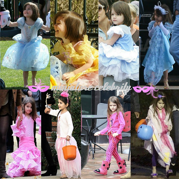 Bé Suri Cruise phấn khởi đi sắm đồ mừng Halloween 6