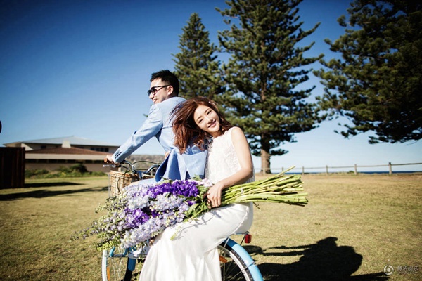Đặng Gia Giai rạng ngời trong bộ ảnh cưới tuyệt đẹp ở Úc 4