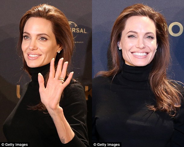 Angelina Jolie đẹp b&iacute; ẩn với trang phục đen cuốn h&uacute;t 3