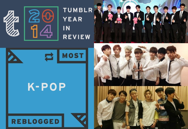 Top 20 nhóm nhạc Kpop được yêu thích nhất trên Tumblr 2014 1
