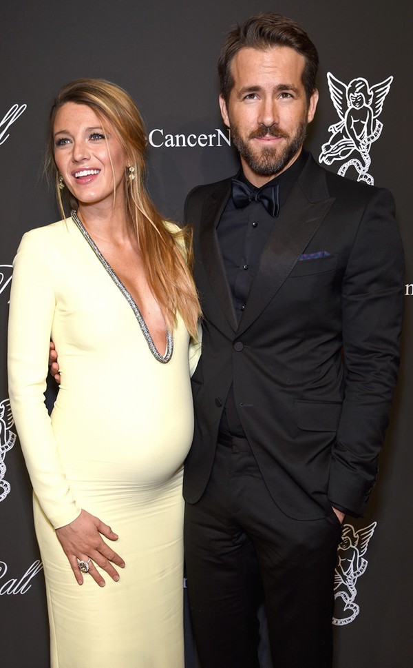 Mỹ nh&acirc;n "Gossip Girl" ch&agrave;o đ&oacute;n con đầu l&ograve;ng c&ugrave;ng Ryan Reynolds 1