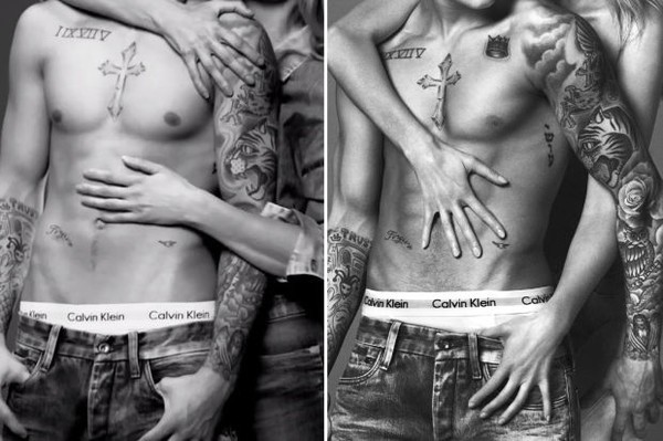 Justin Bieber đăng ảnh chứng minh không photoshop bụng 6 múi 3